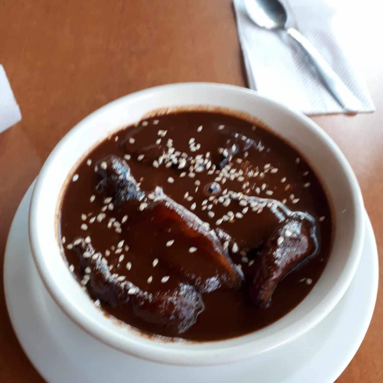 Espectacular mole de plátano 