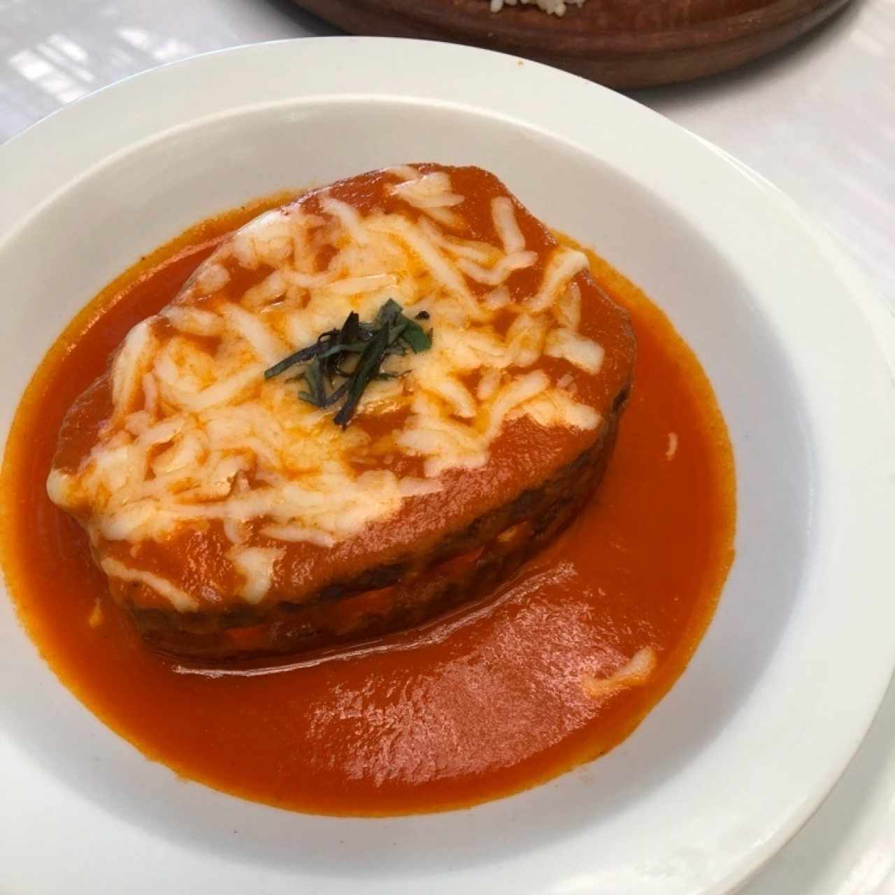 Bocadillos - Berenjena Gratinada