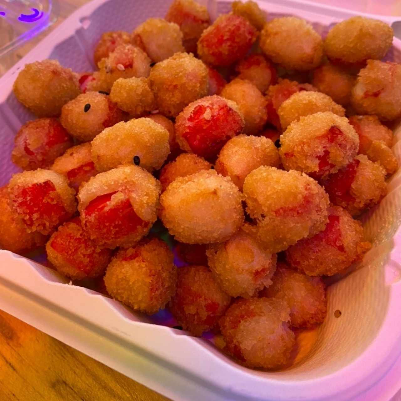 Poroporos de cangrejo (semi picante)