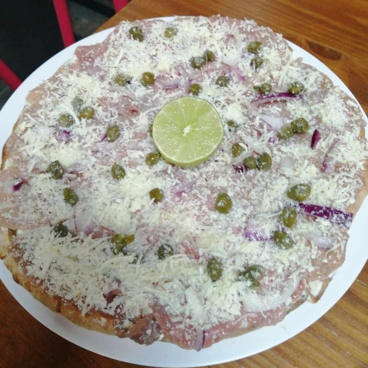 pizza de carpaccio