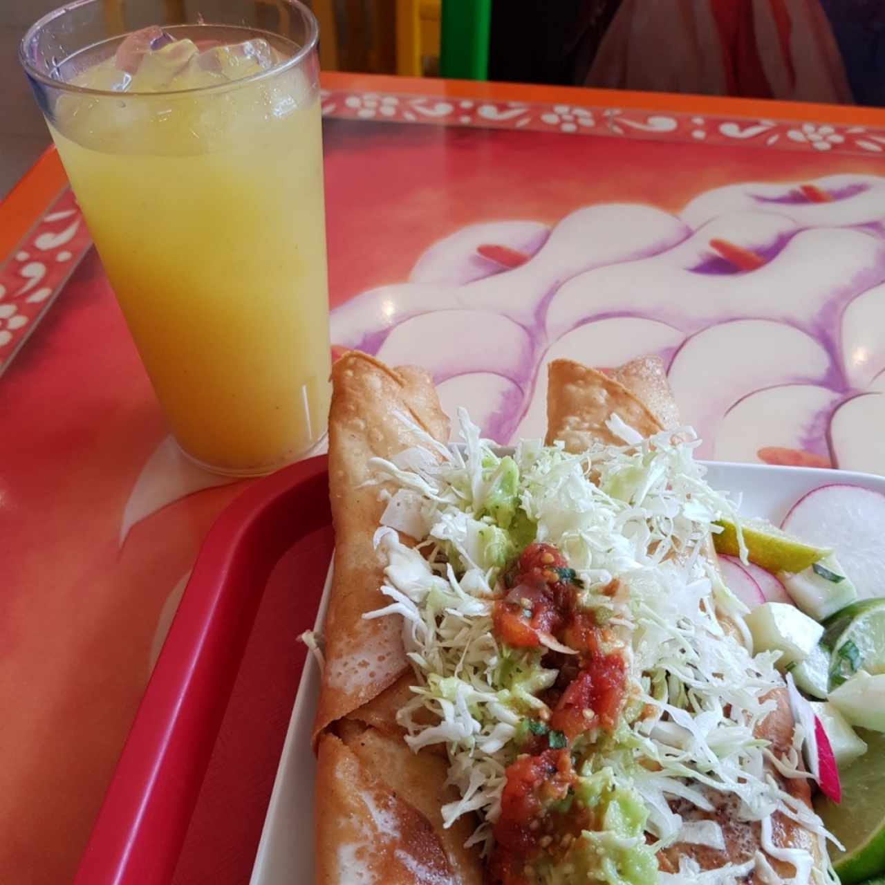 Flauta de pastor con queso