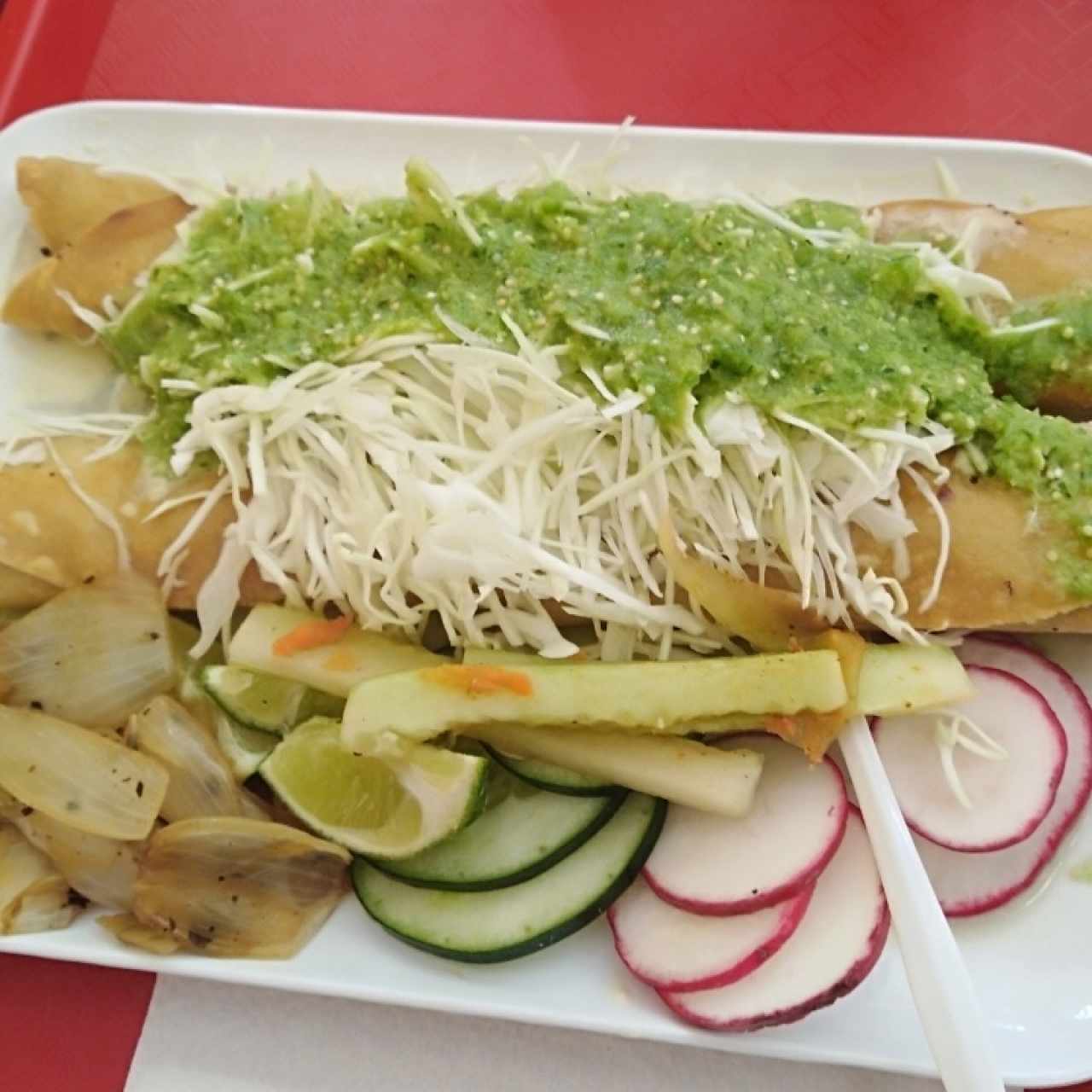 flautas de pollo