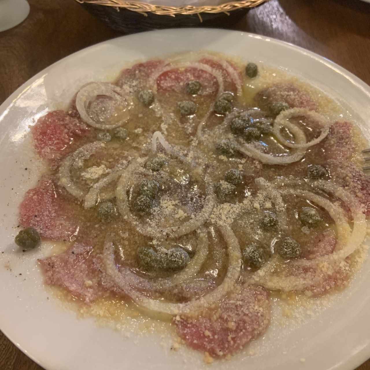 Carpaccio de Res! delicioso