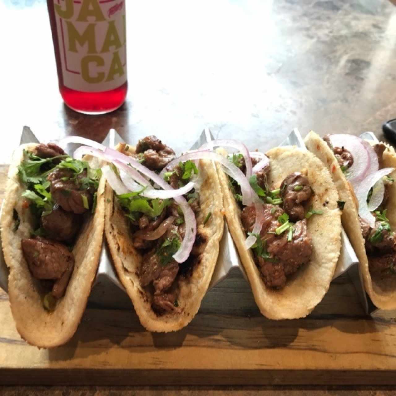 tacos de arrachera 