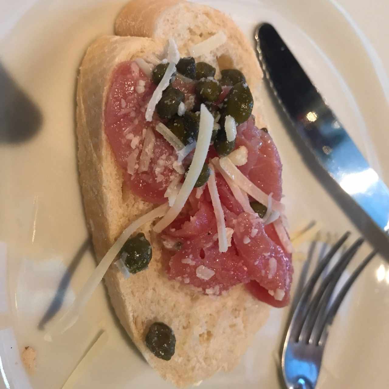 Entradas - Carpaccio de Lomito