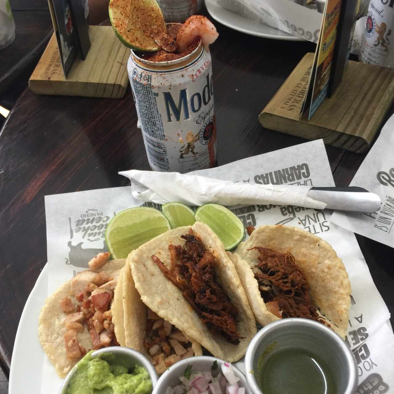 Plato de 4 Tacos
