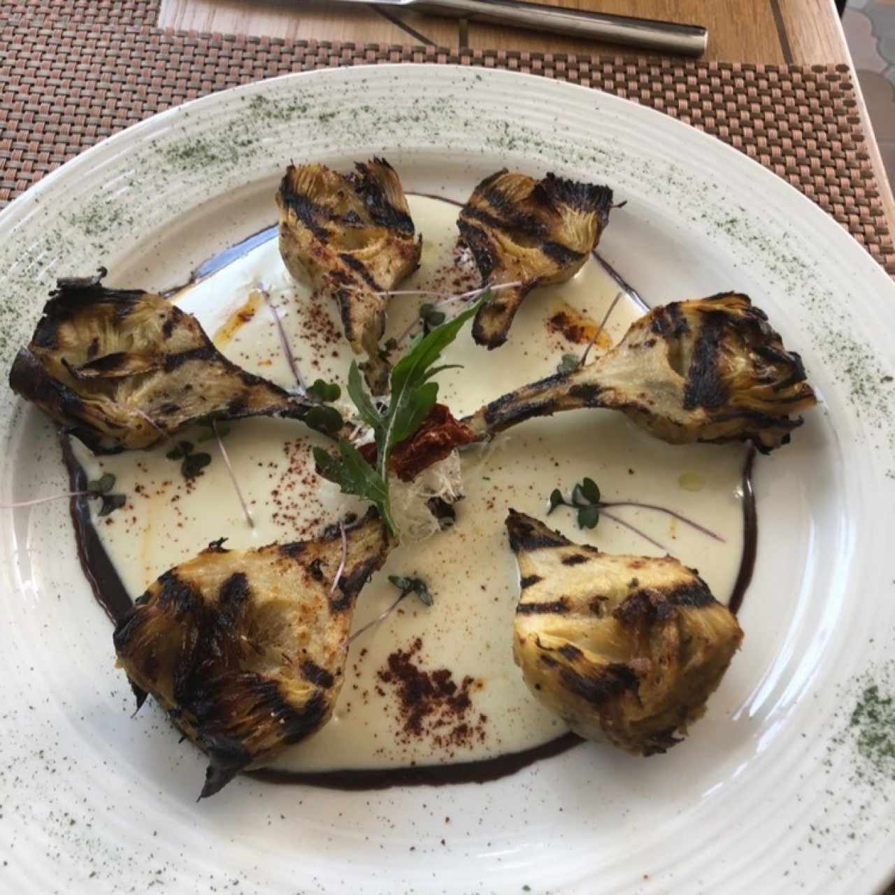alcachofas gratinadas