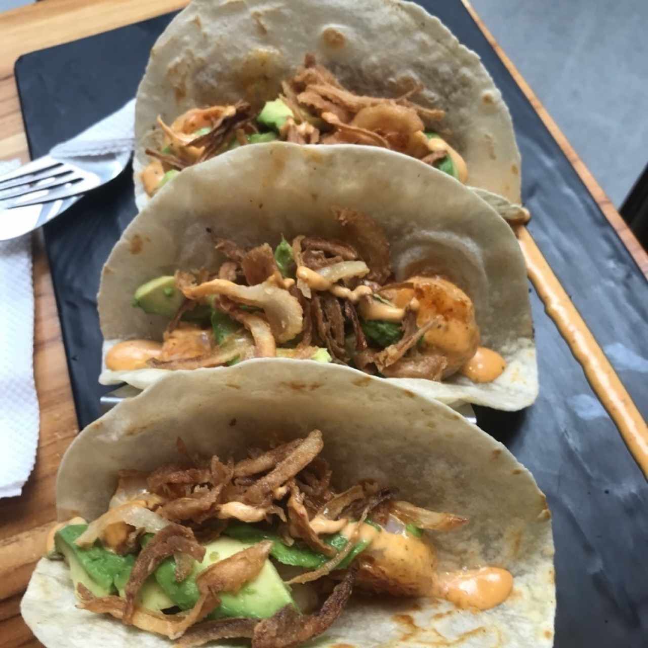 tacos de camaron 