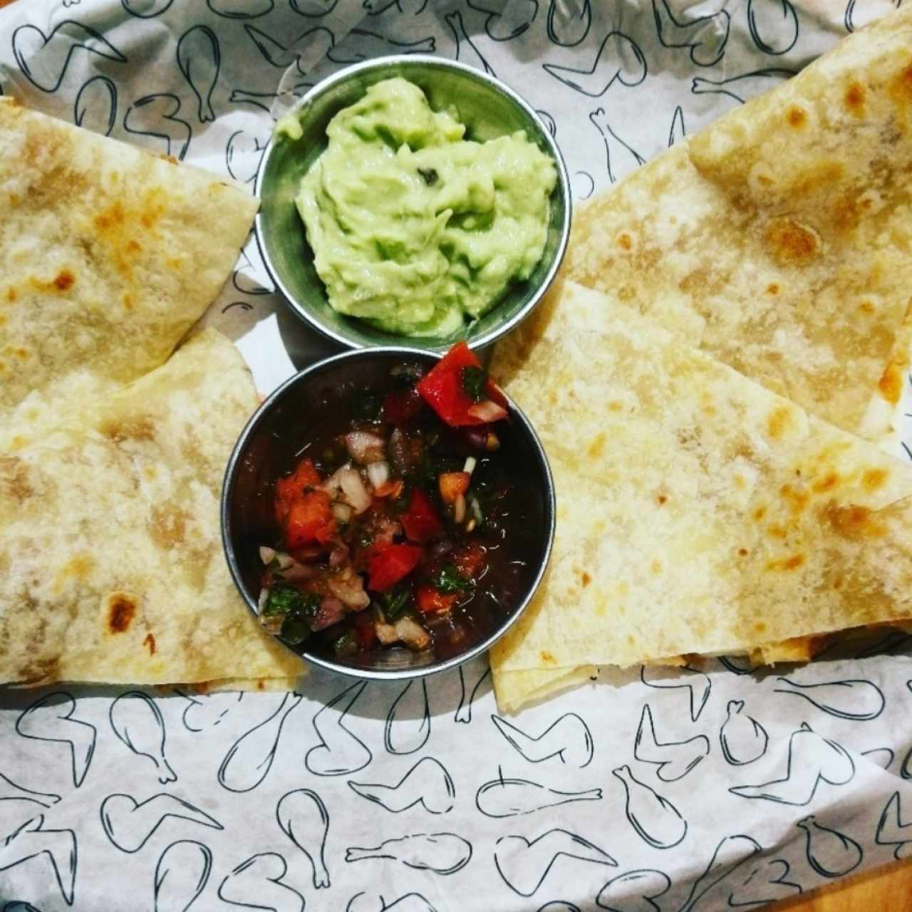 Quesadillas de pollo 