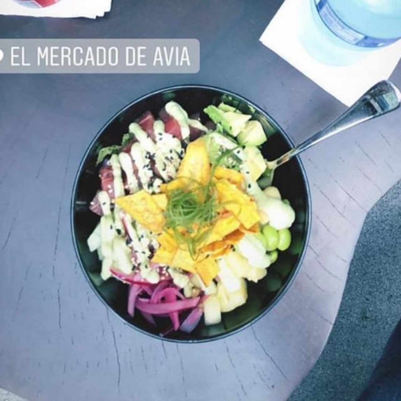 poke bowl con atun