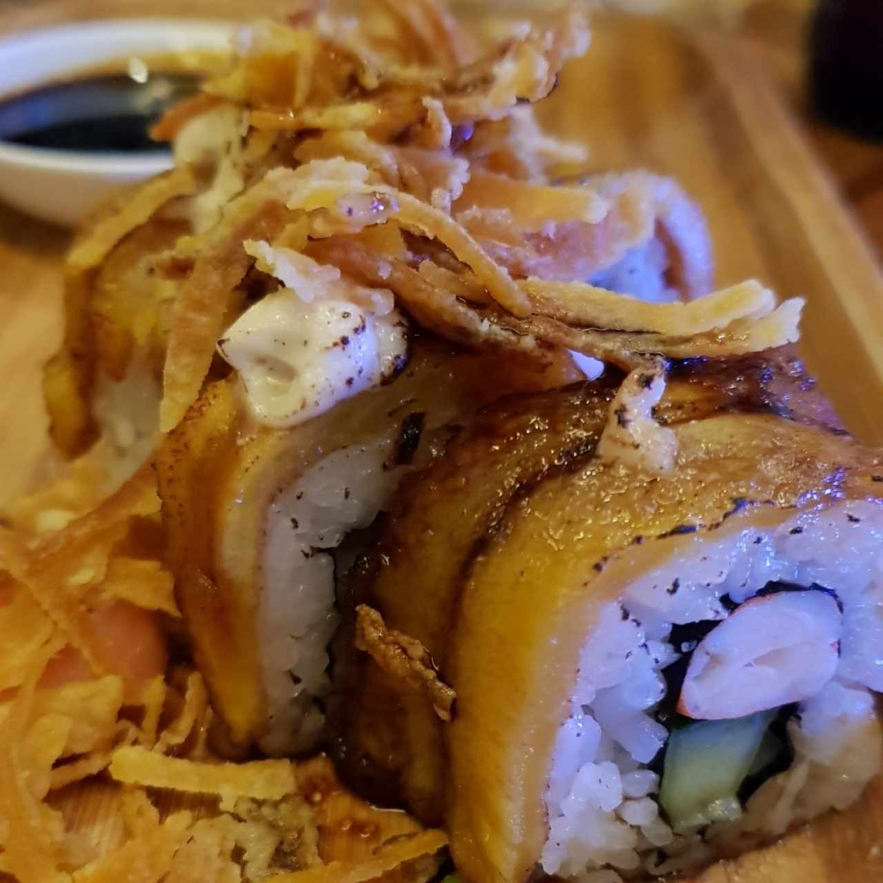 Postre Rollo de Platano