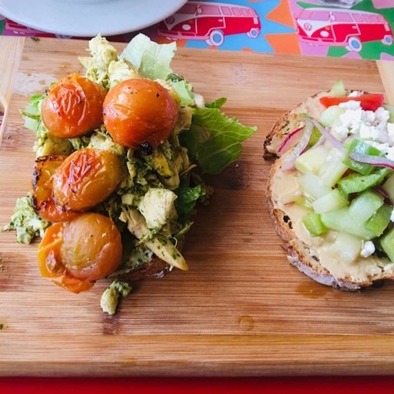 Toast Clásicas - Jerusalem (Vegetariana) y Golden State