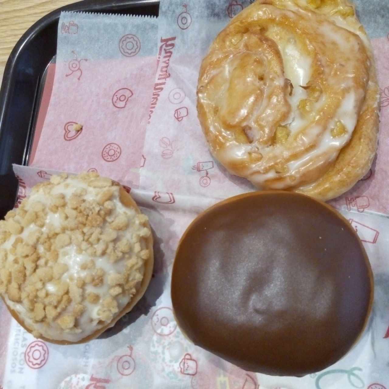 NY Cheesecake, apple fritter y crema pastelera