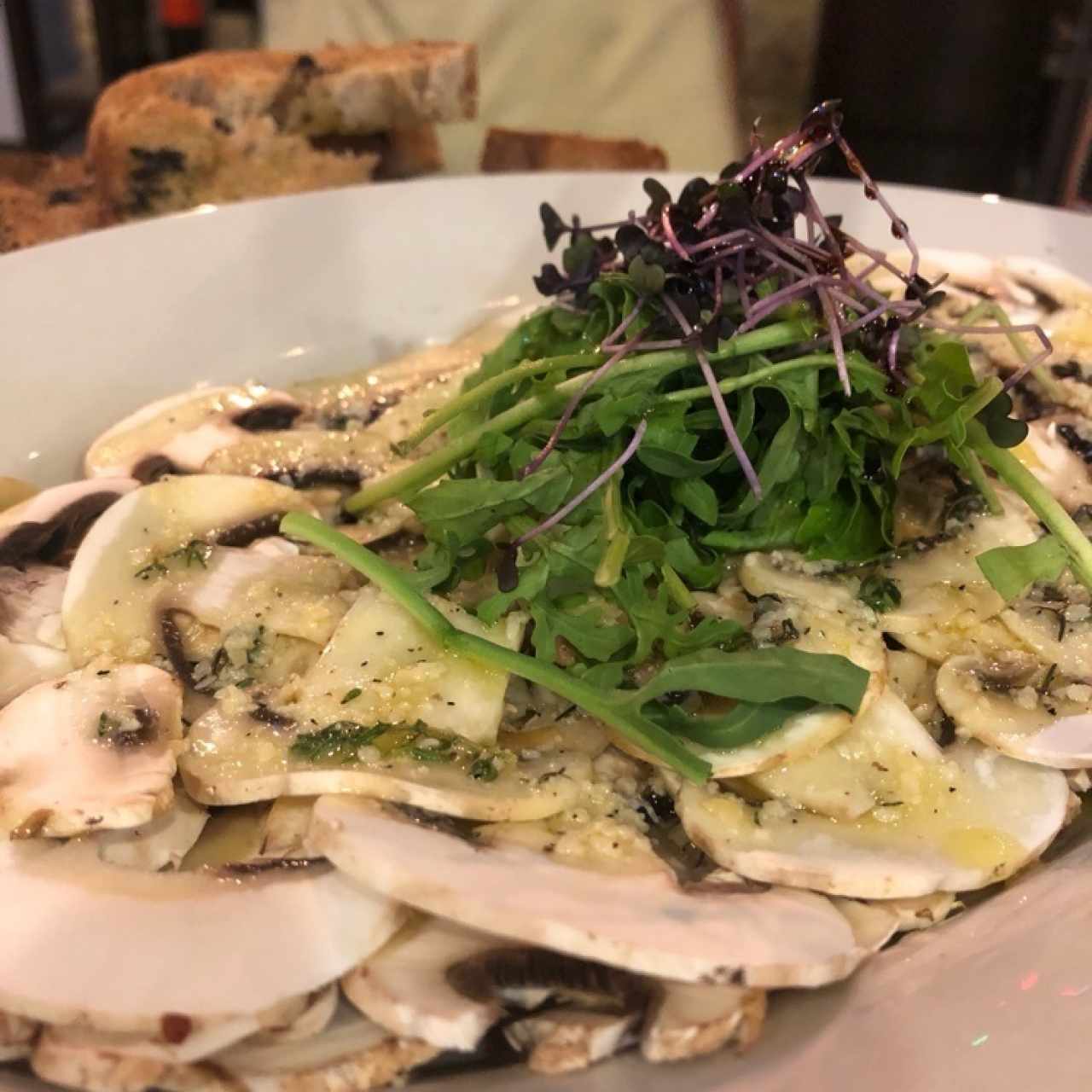 Carpaccio de champiñones 
