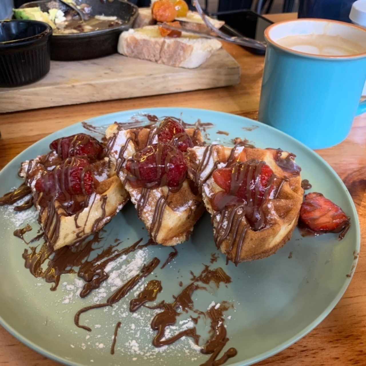 Waffle Sueño de Nutella