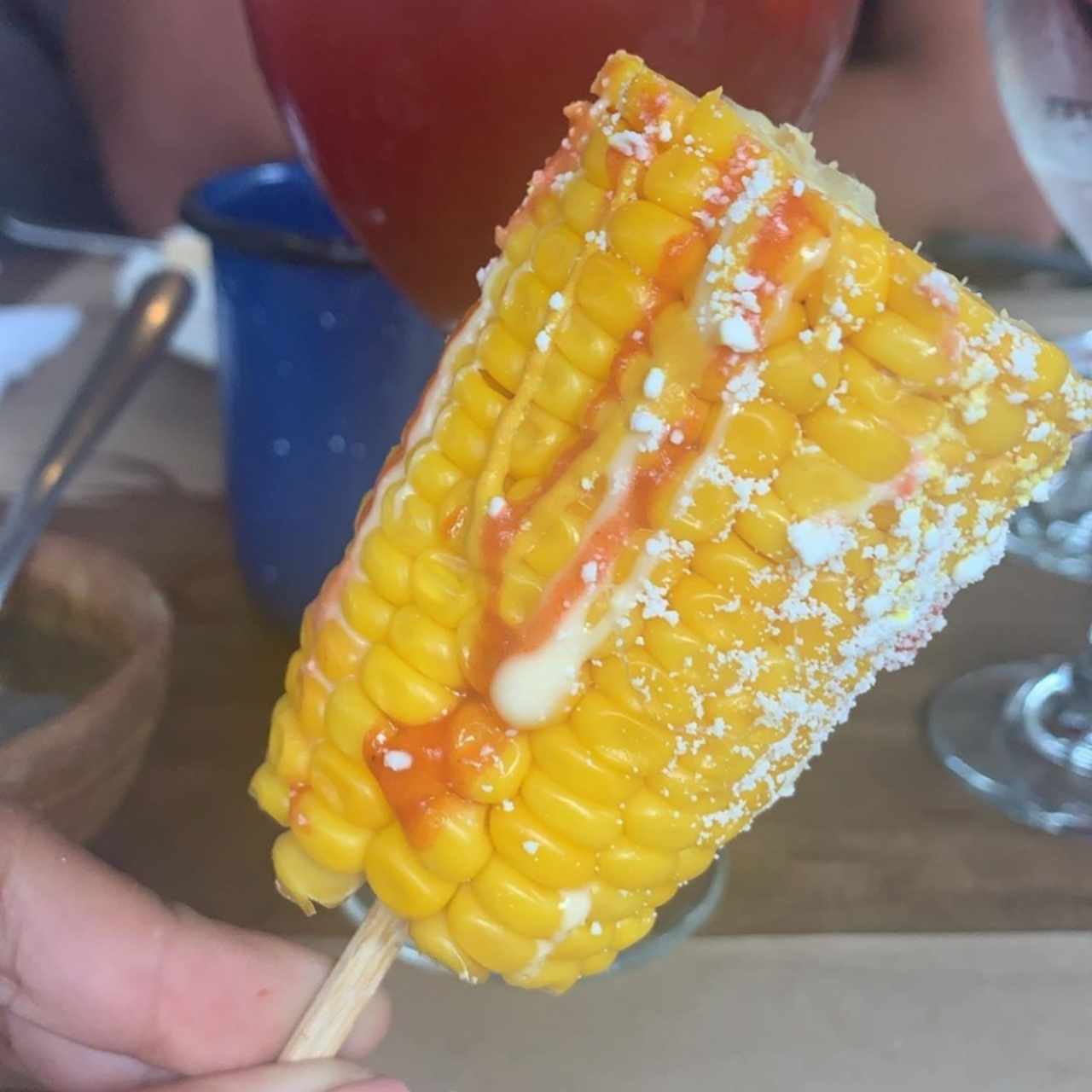 Porción de Elote Asado o Elote Loco