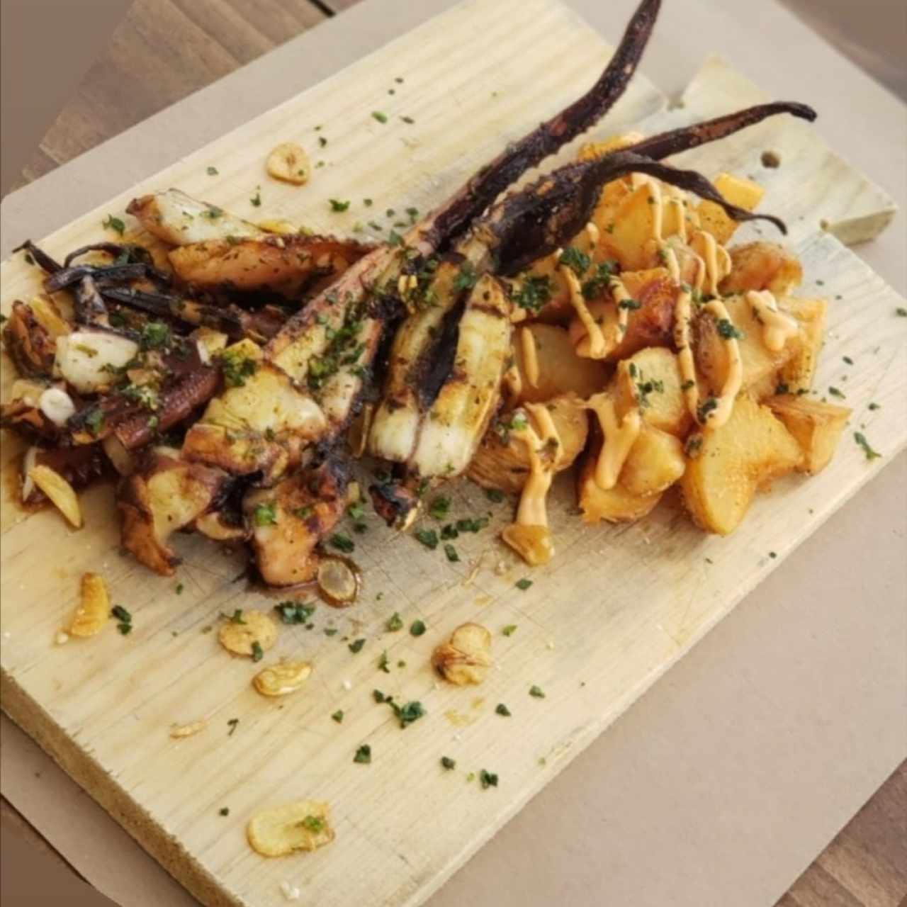 Pulpo asado 