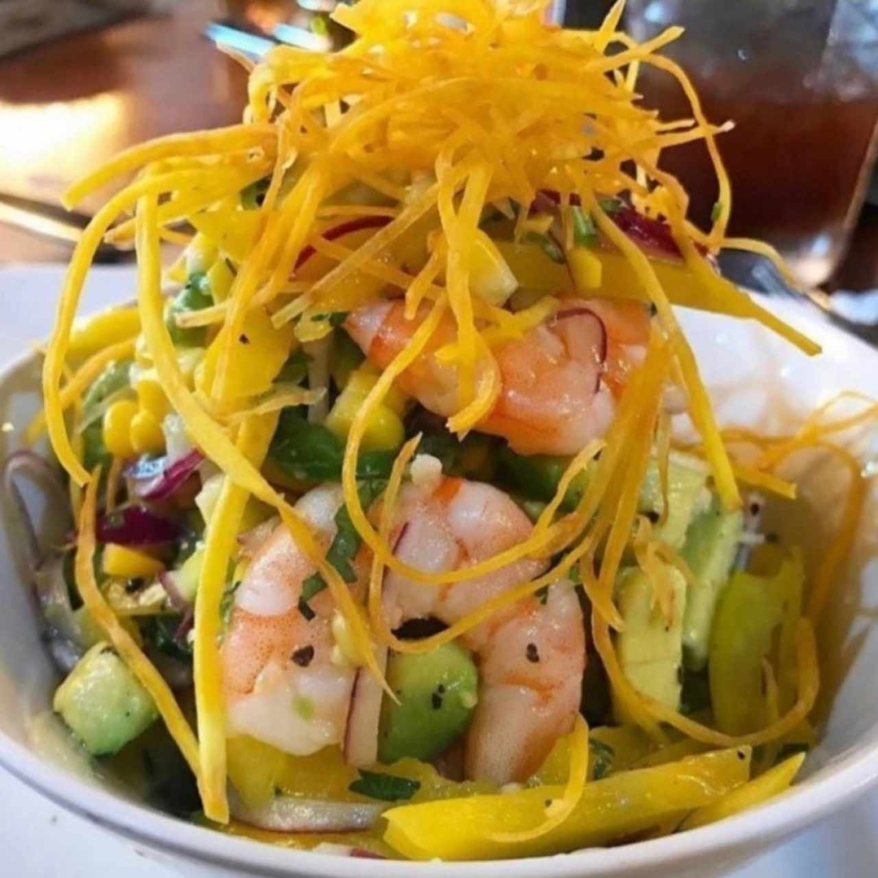 Ceviche de camarón 