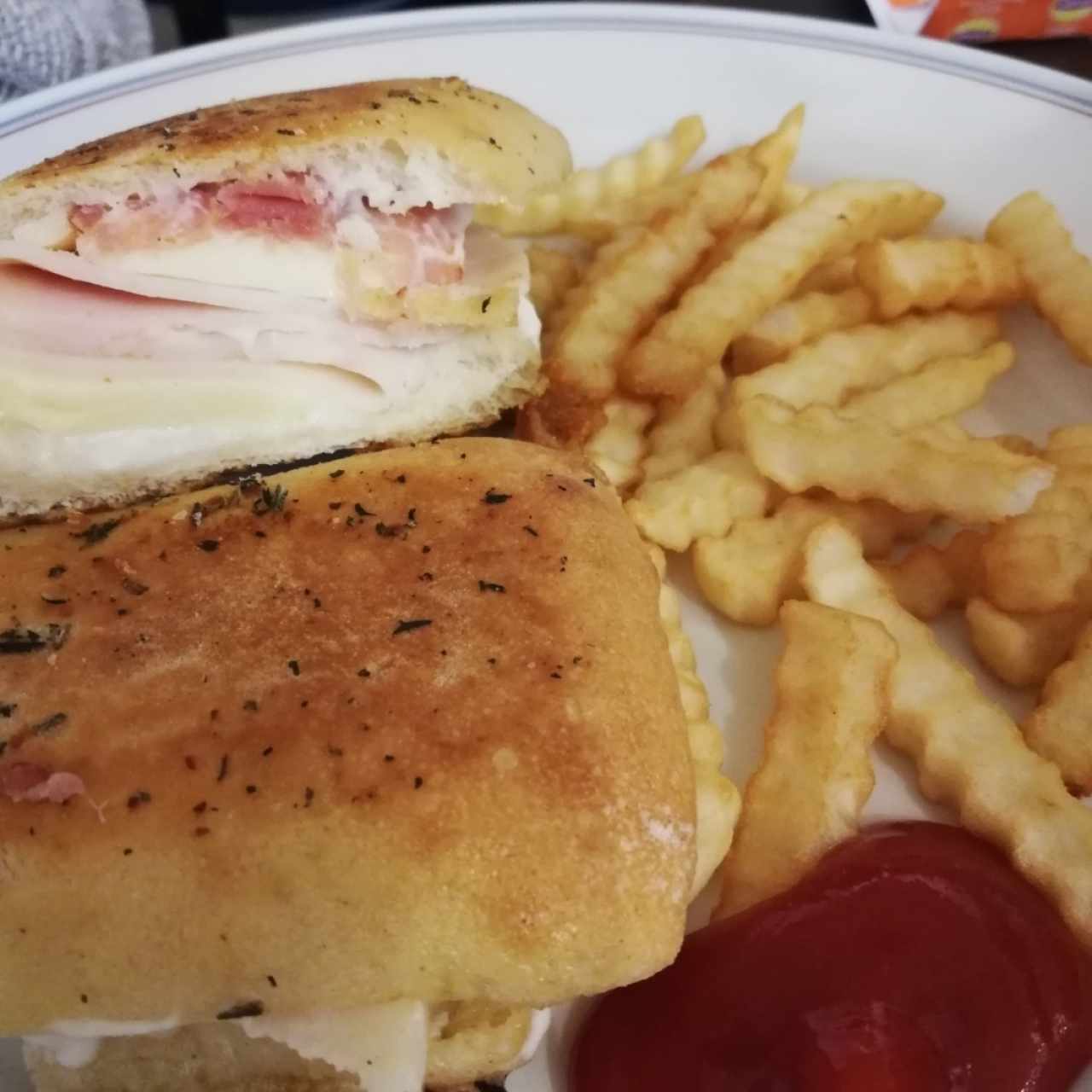 Panini de jamón 