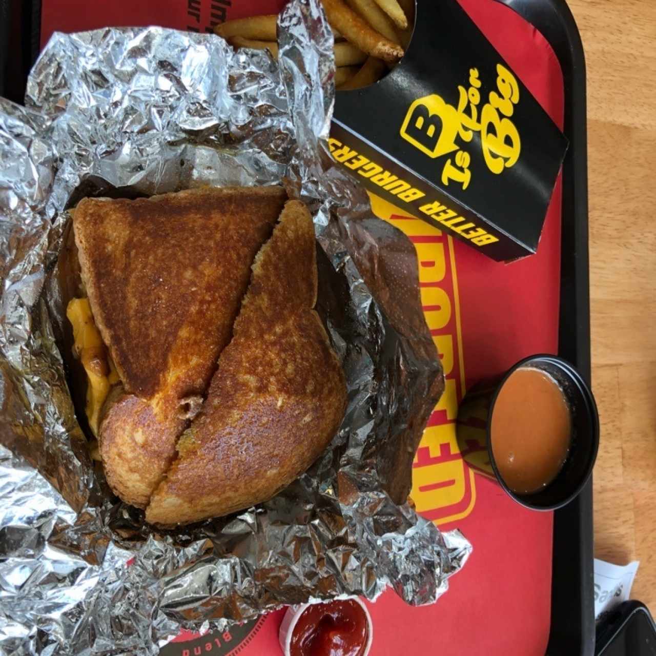 Beefy Burger Grilled Cheese