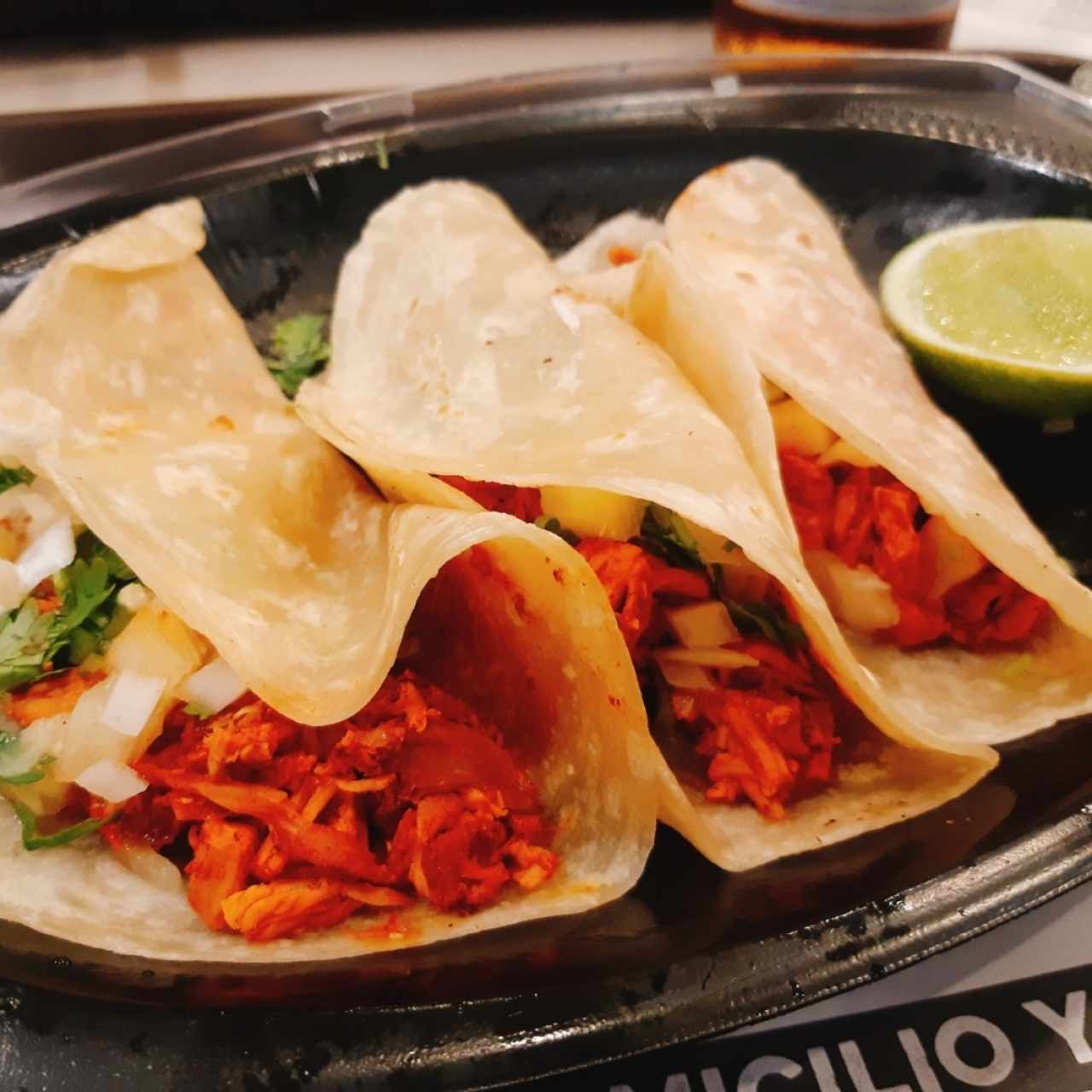 Tacos de Pollo al Pastor