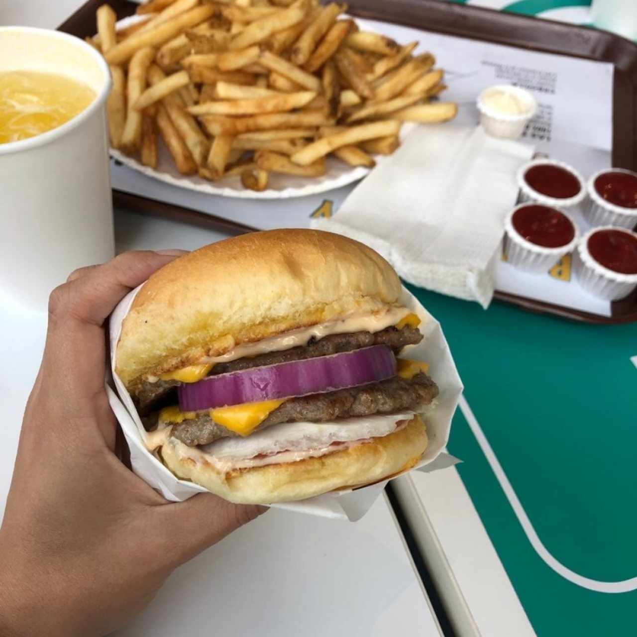 hamburguesa doble