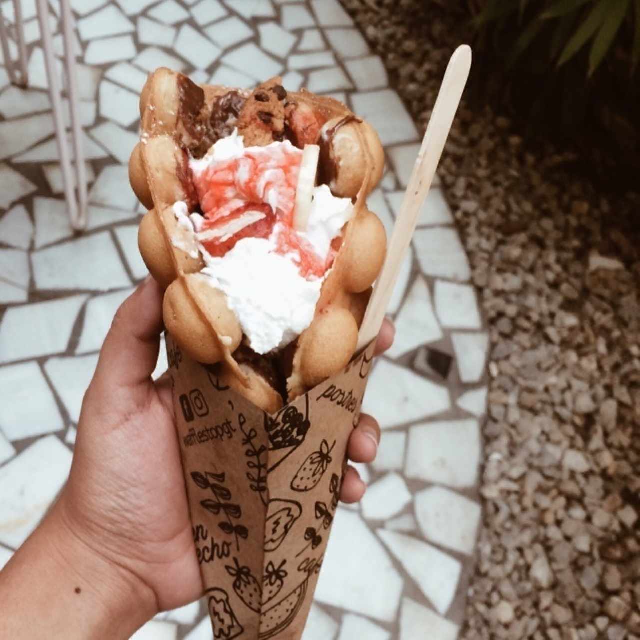 waffle fresa 