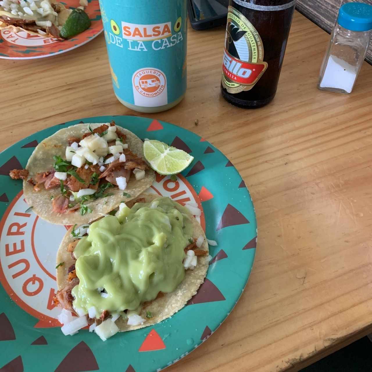 porcion de tacos 