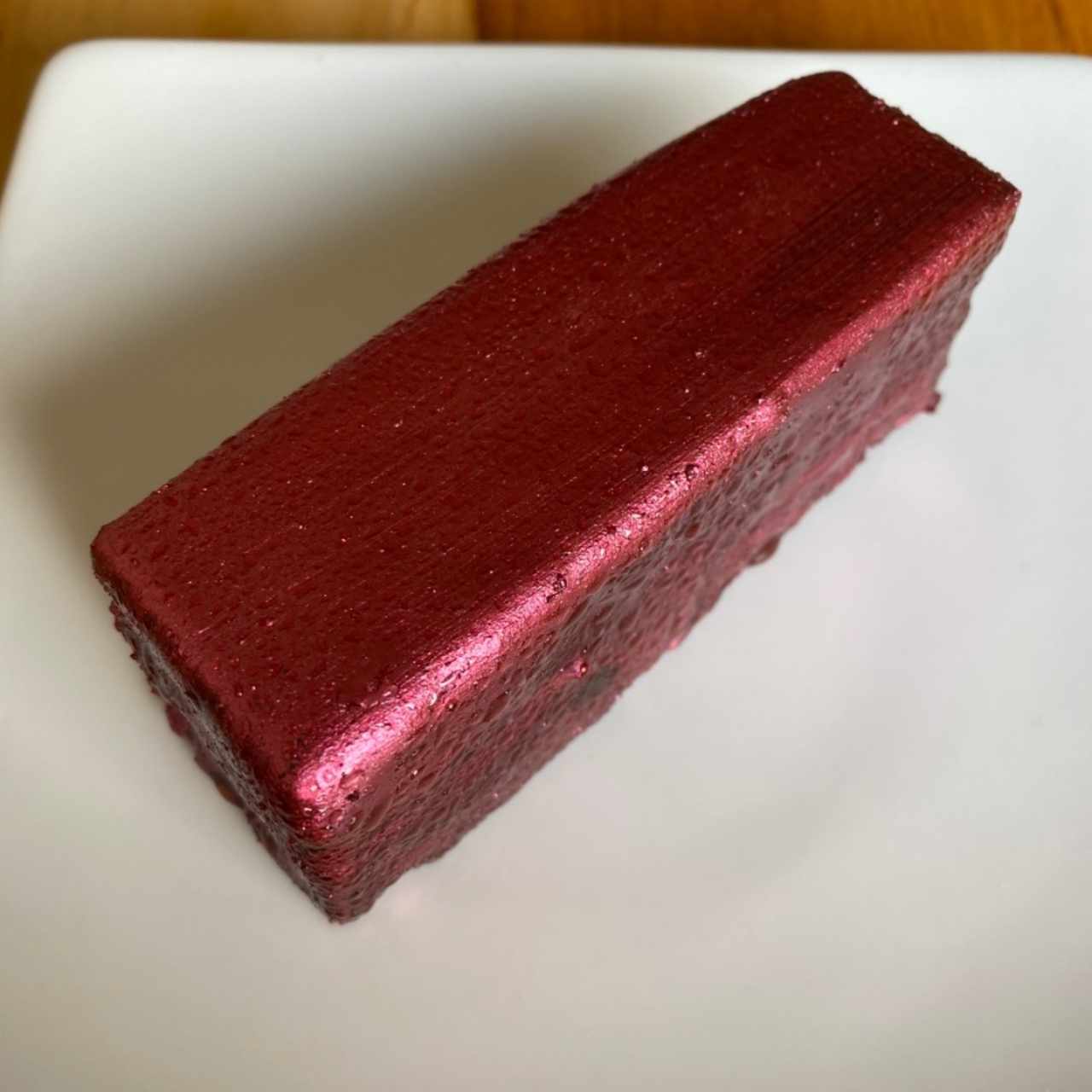 lingote de oro rosa