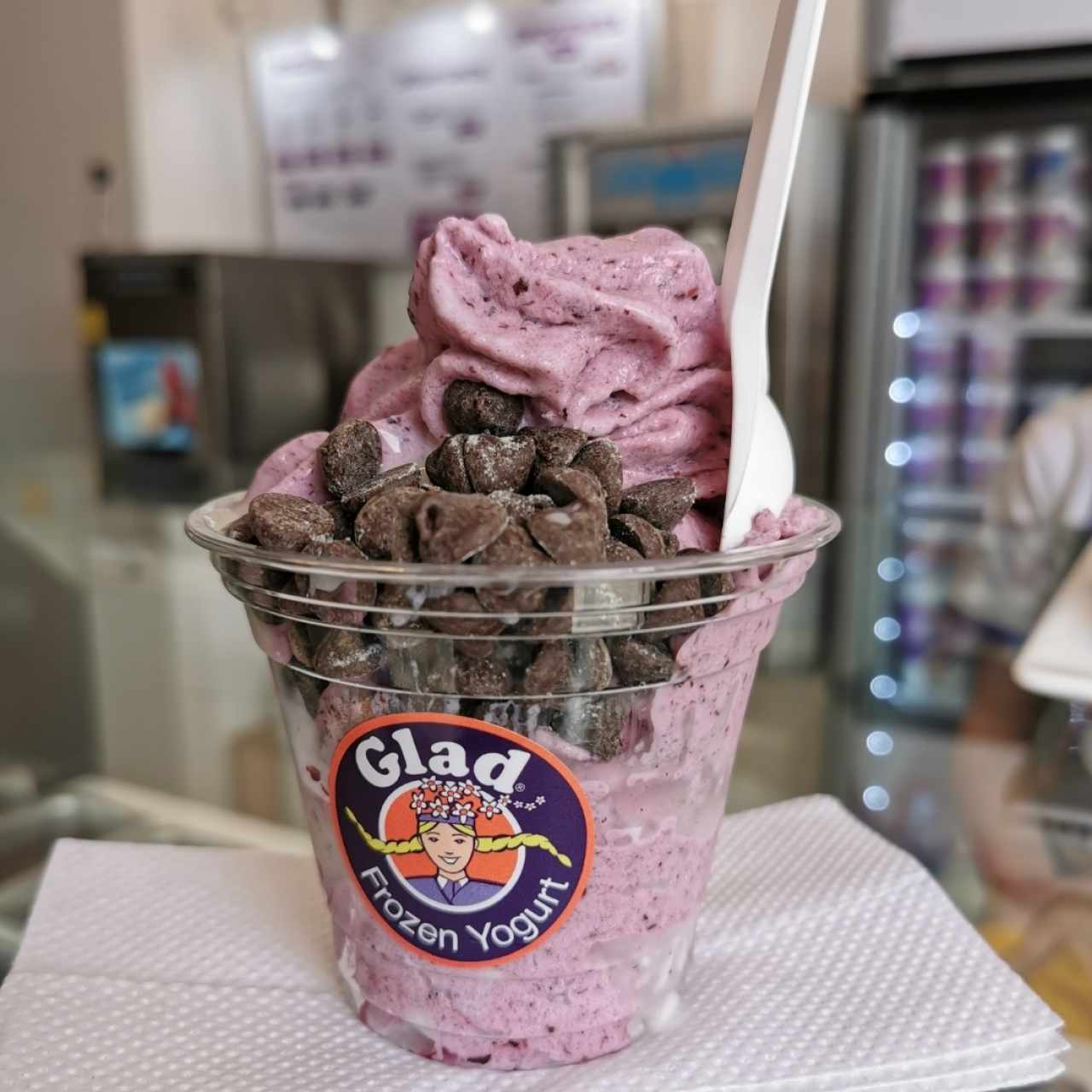 yogurt natural con mora