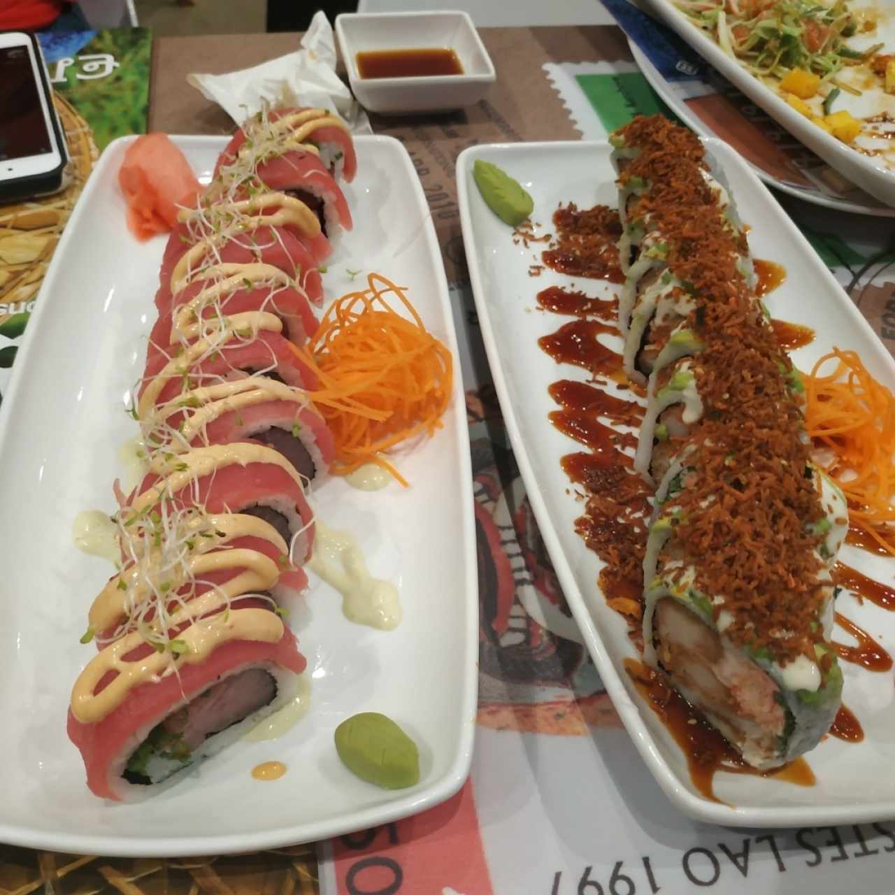ORIGINALES ROLLOS - MAO TSE ATÚN y NACION SUSHI