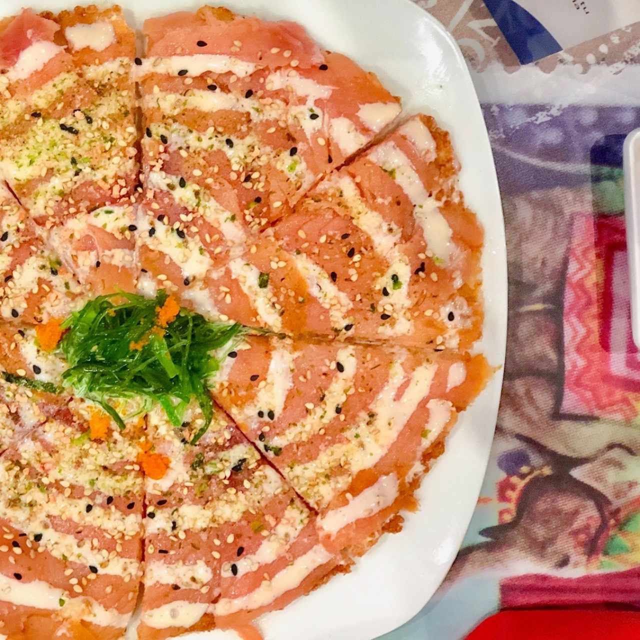 PIZZAS DE SALMÓN AHUMADO
