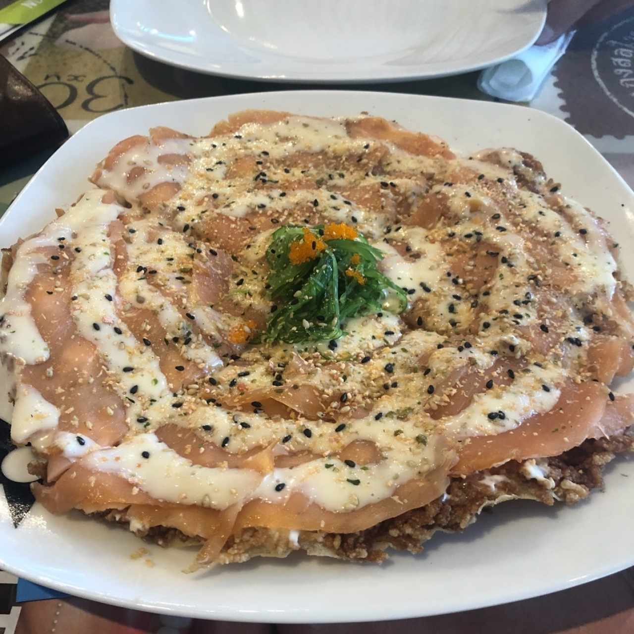 PIZZAS DE SALMÓN AHUMADO