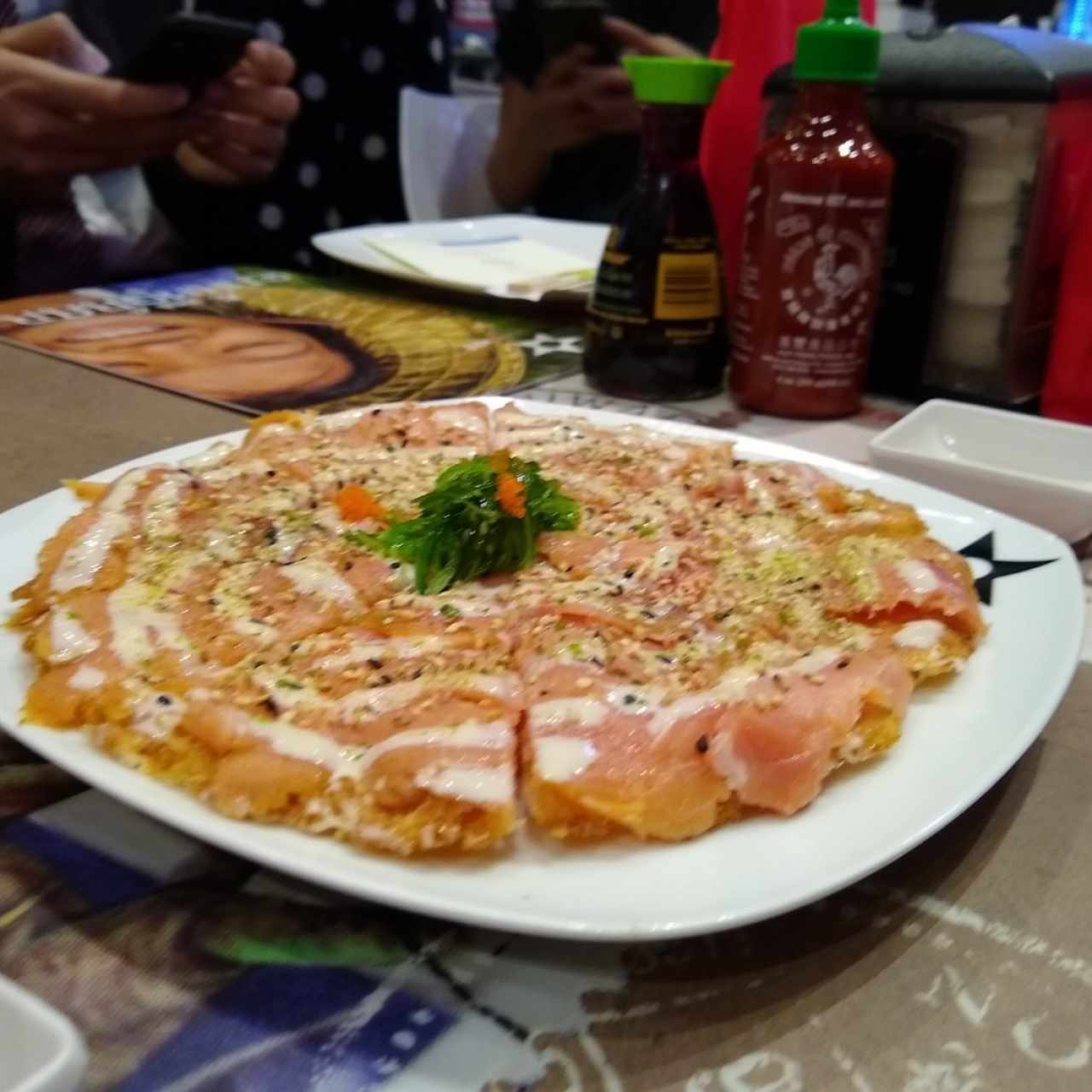 PIZZAS DE SALMÓN AHUMADO