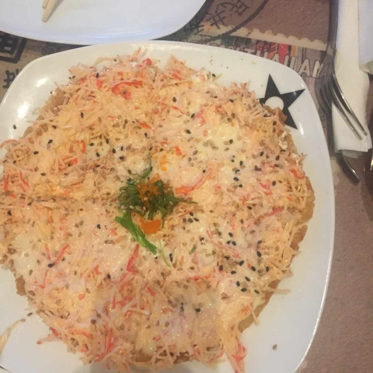 PIZZAS DE CANGREJO