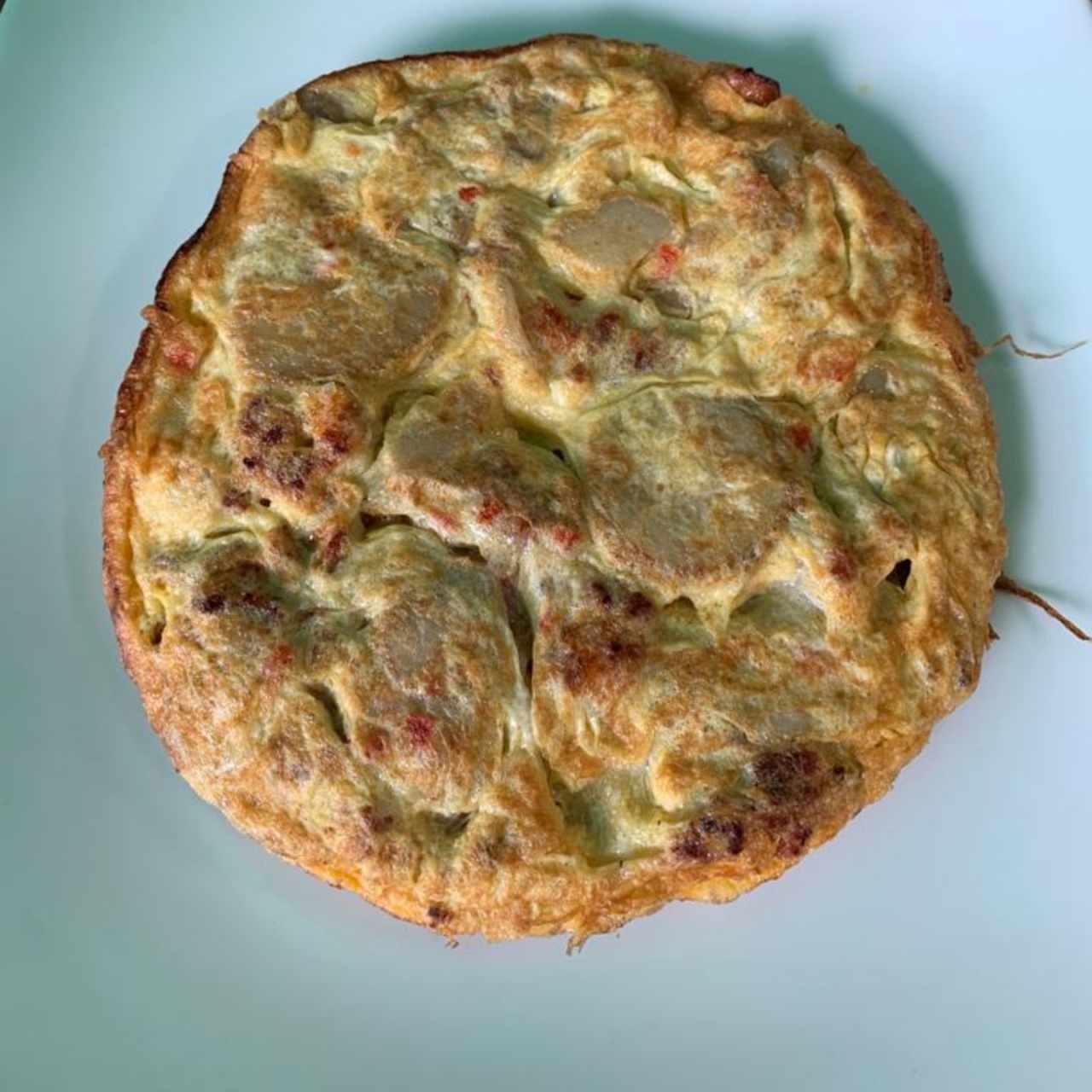 Tortilla de Papa con Chorizo