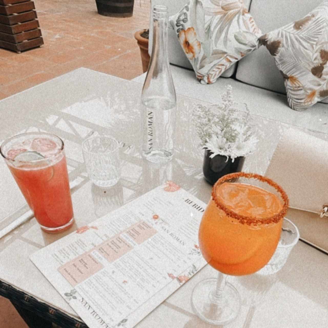 Benidas de tequila con mango y toronja 🤤