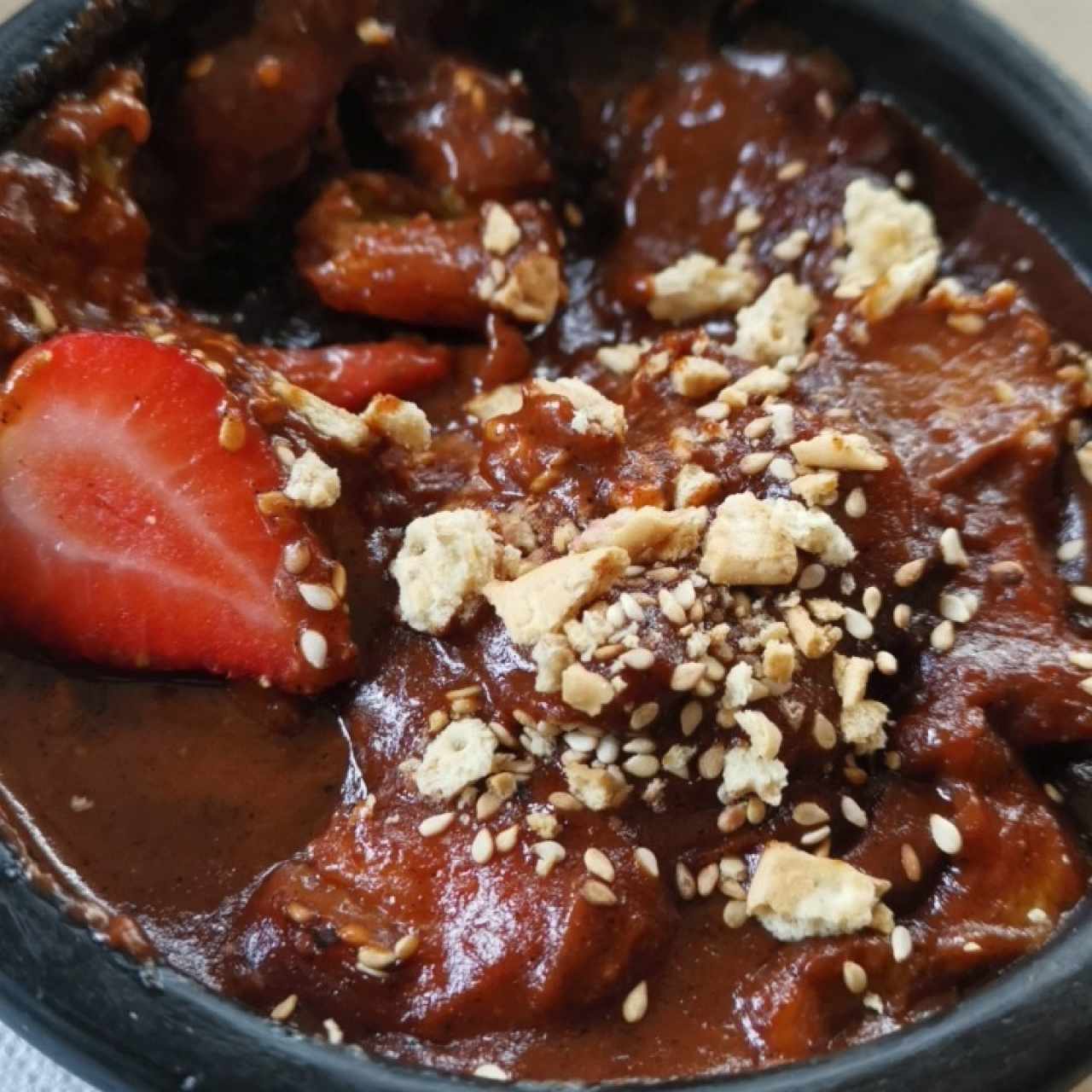 Plátano en mole