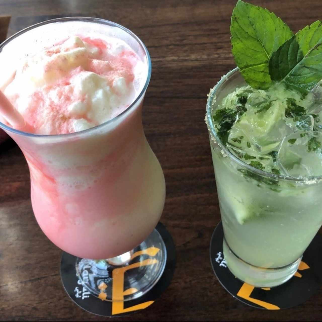 piña colada y mojito