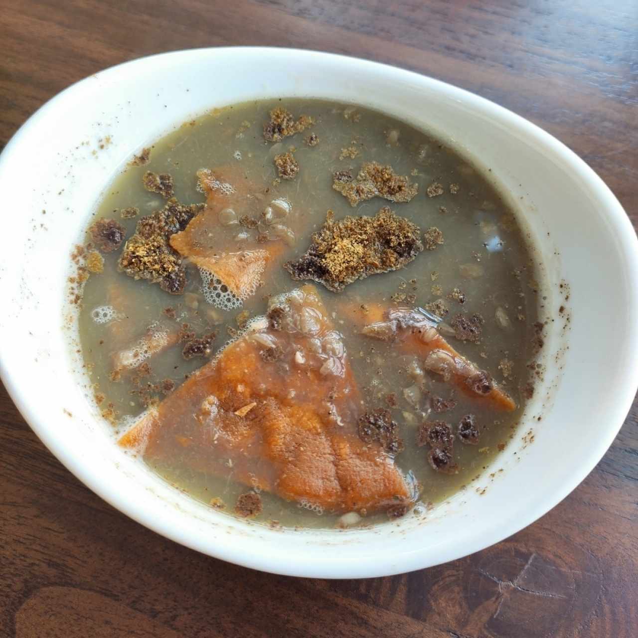 sopa de lentejas