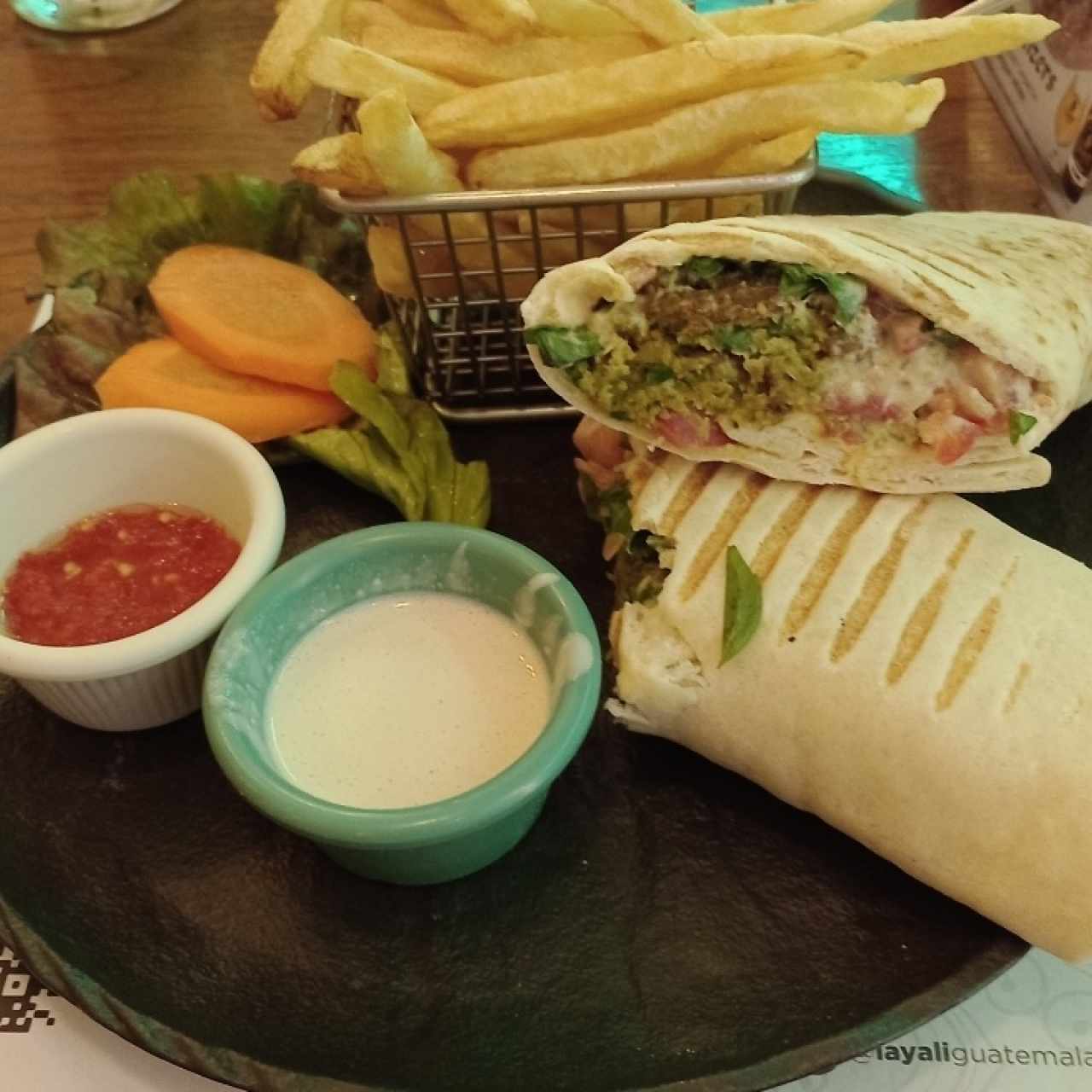 sandwich de falafel