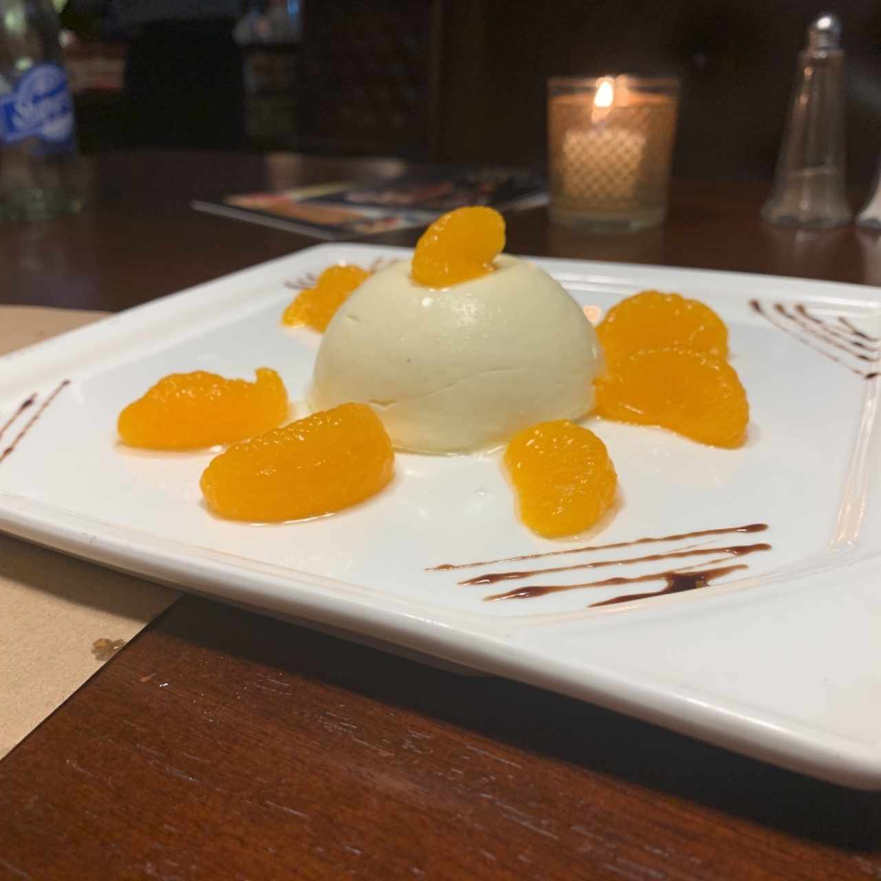 mousse de queso de cabra