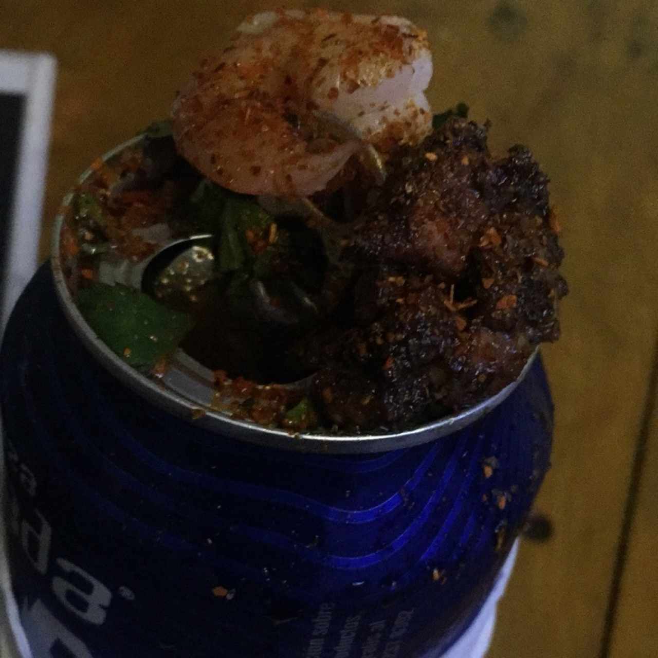 picona de pulpo , cebolla y camaron ☝🏻