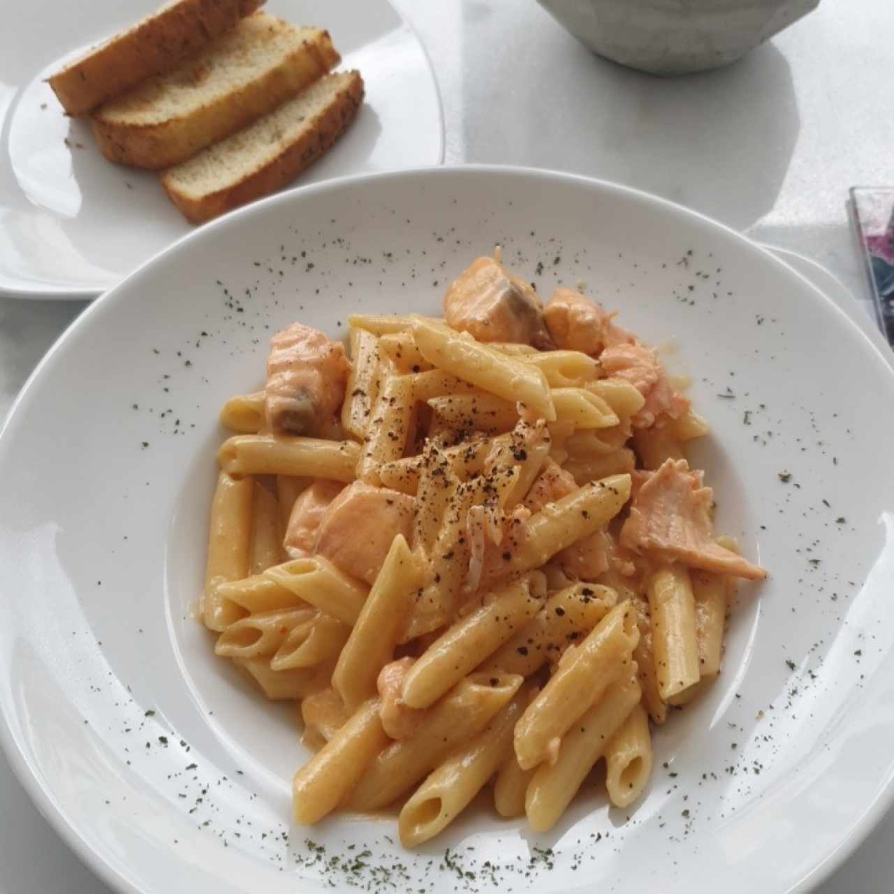 Penne al Salmón 