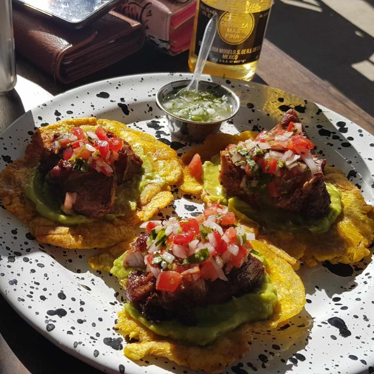 patacones con carnitas