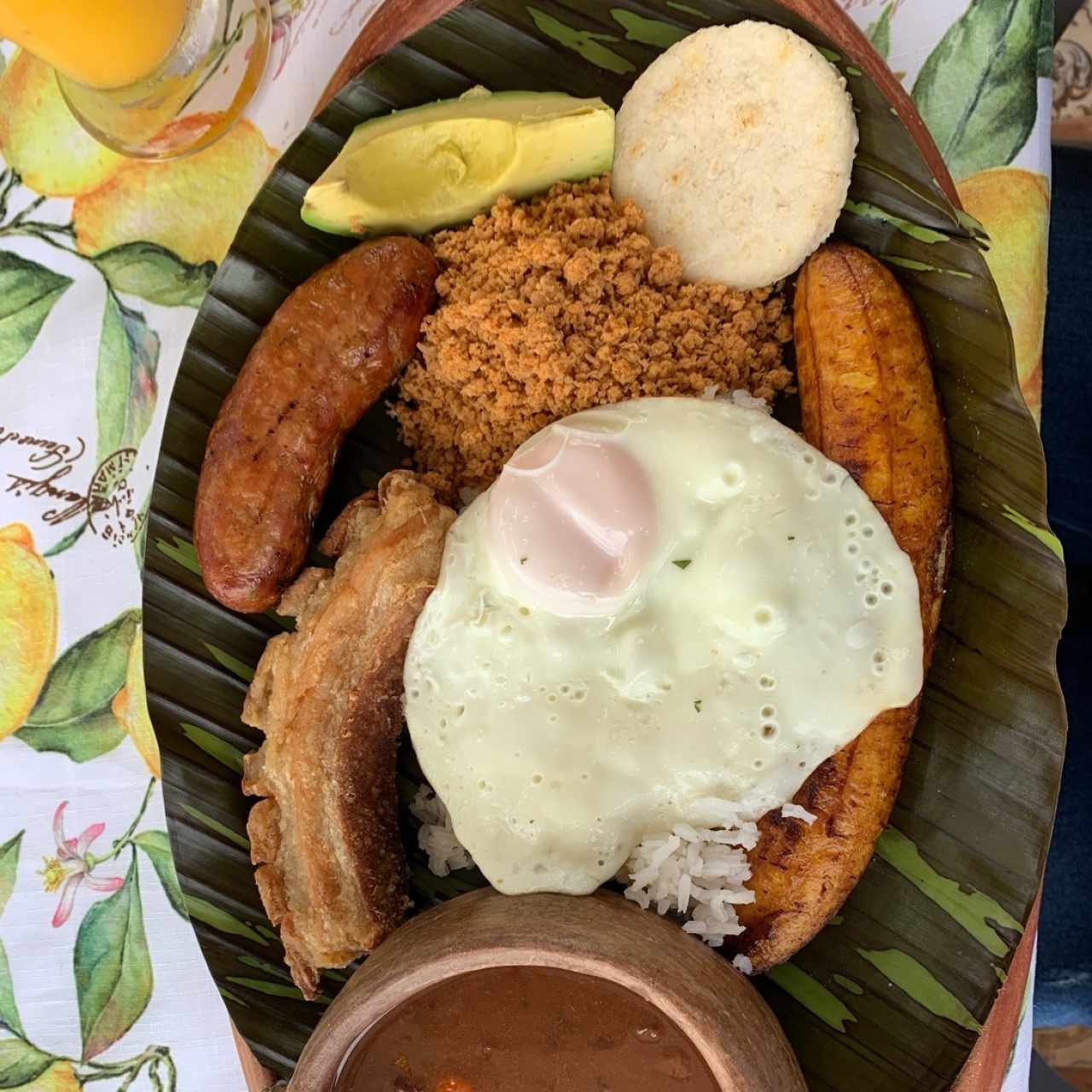 Menú Principal - Bandeja Paisa