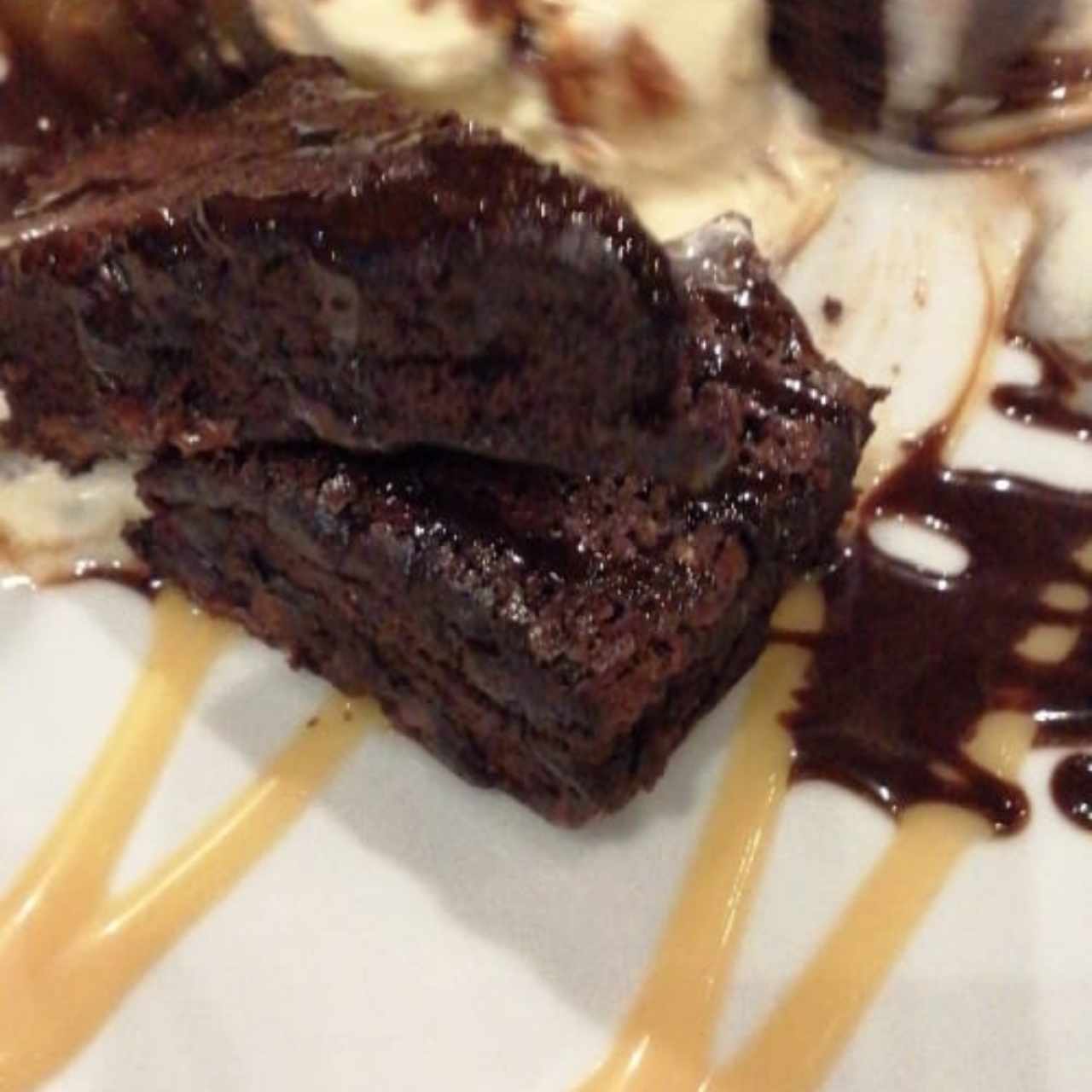 brownie &helado