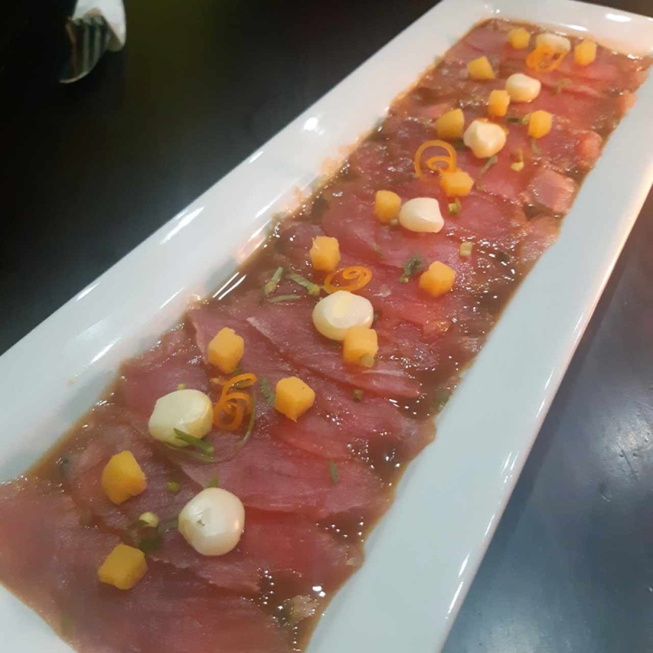 Entradas - Tiradito de Atún