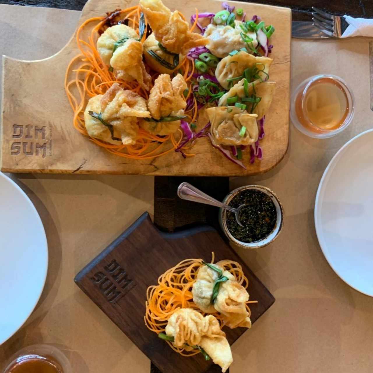 Dumplings a la plancha