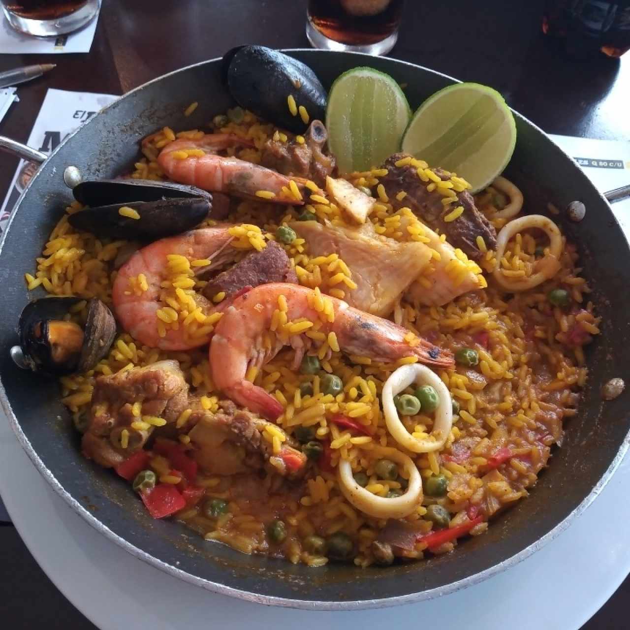 Paella a La Valenciana.